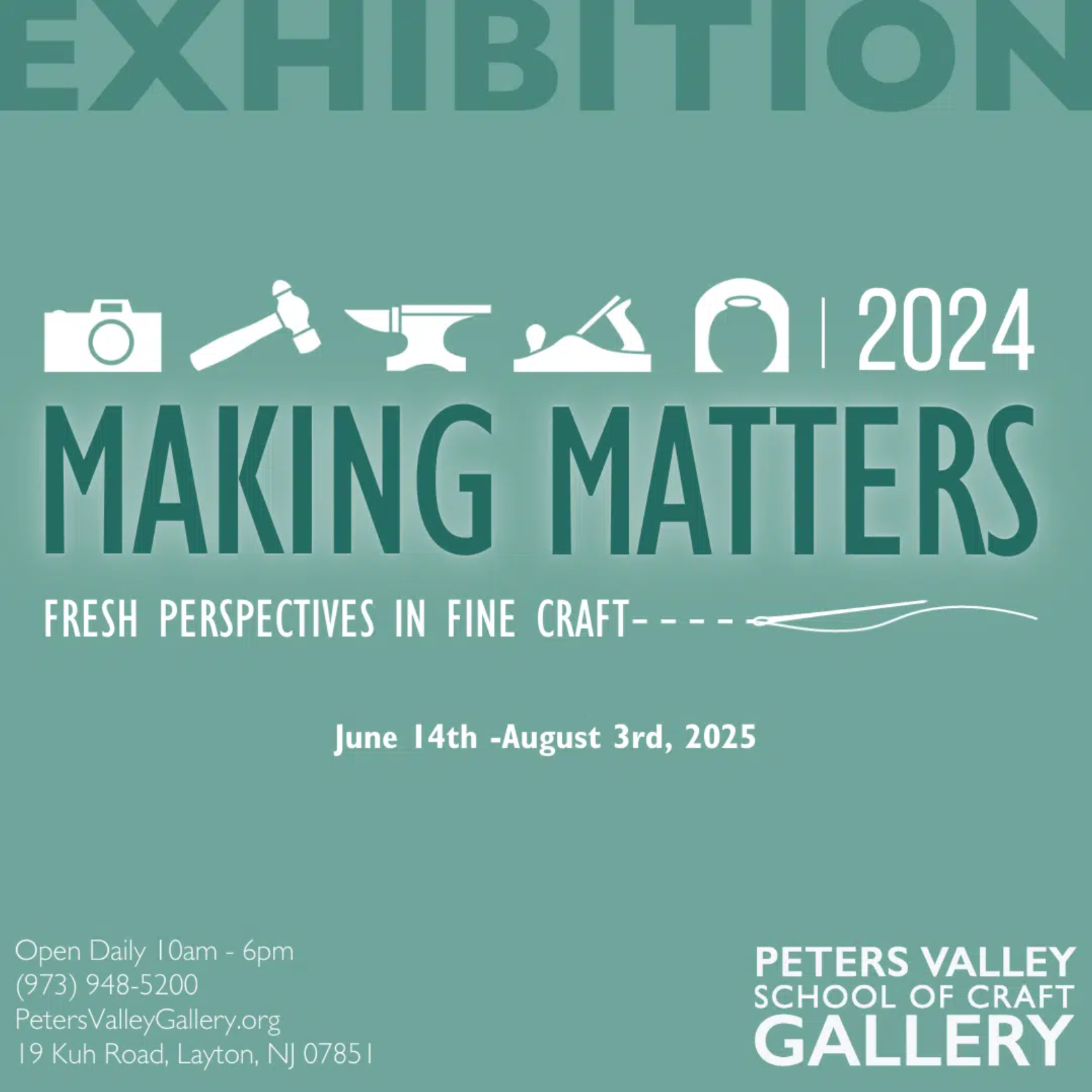 Peters Valley Making Matters
