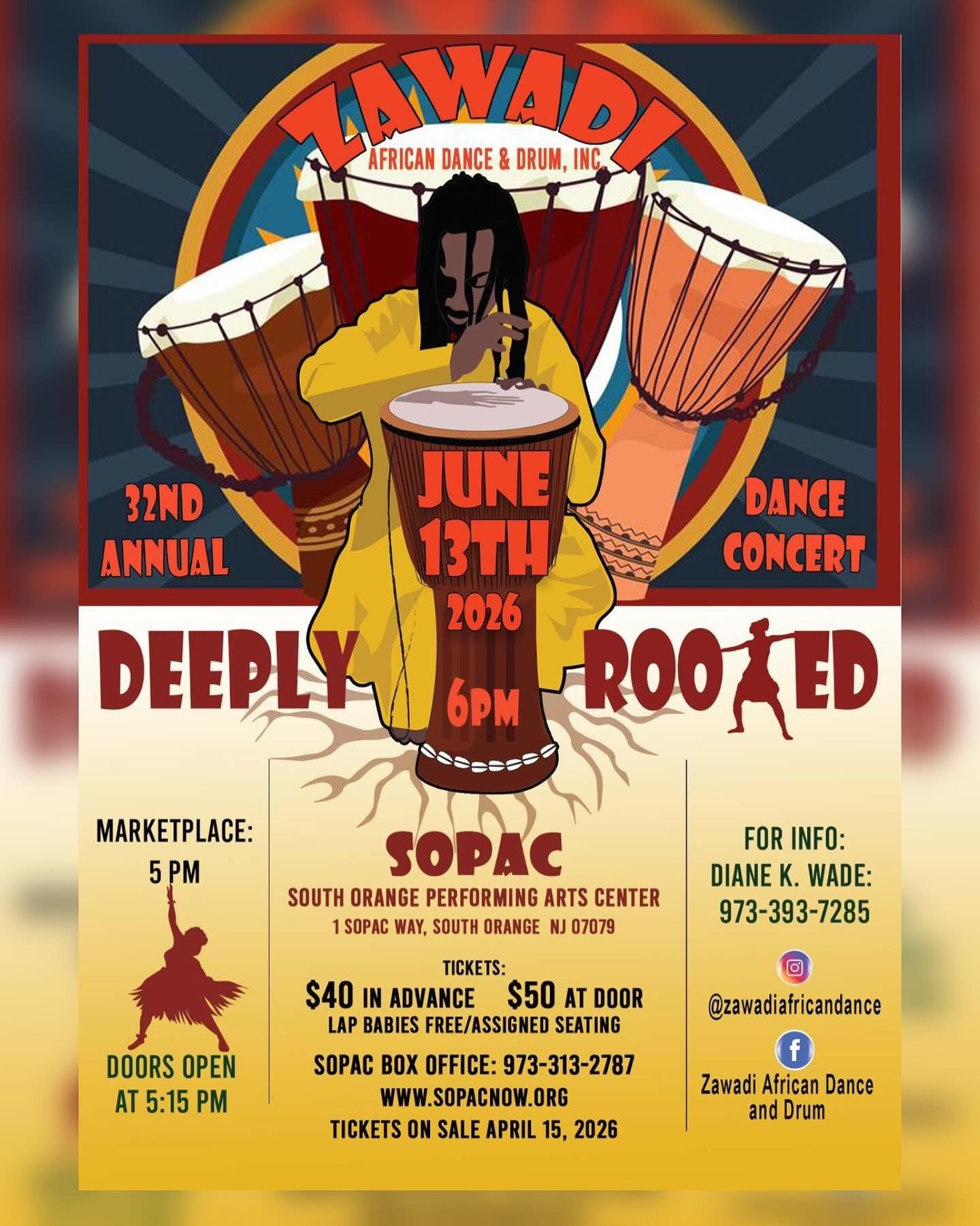 Zawadi African Dance + Drum, Inc. Presents 32nd Annual Spring Concert