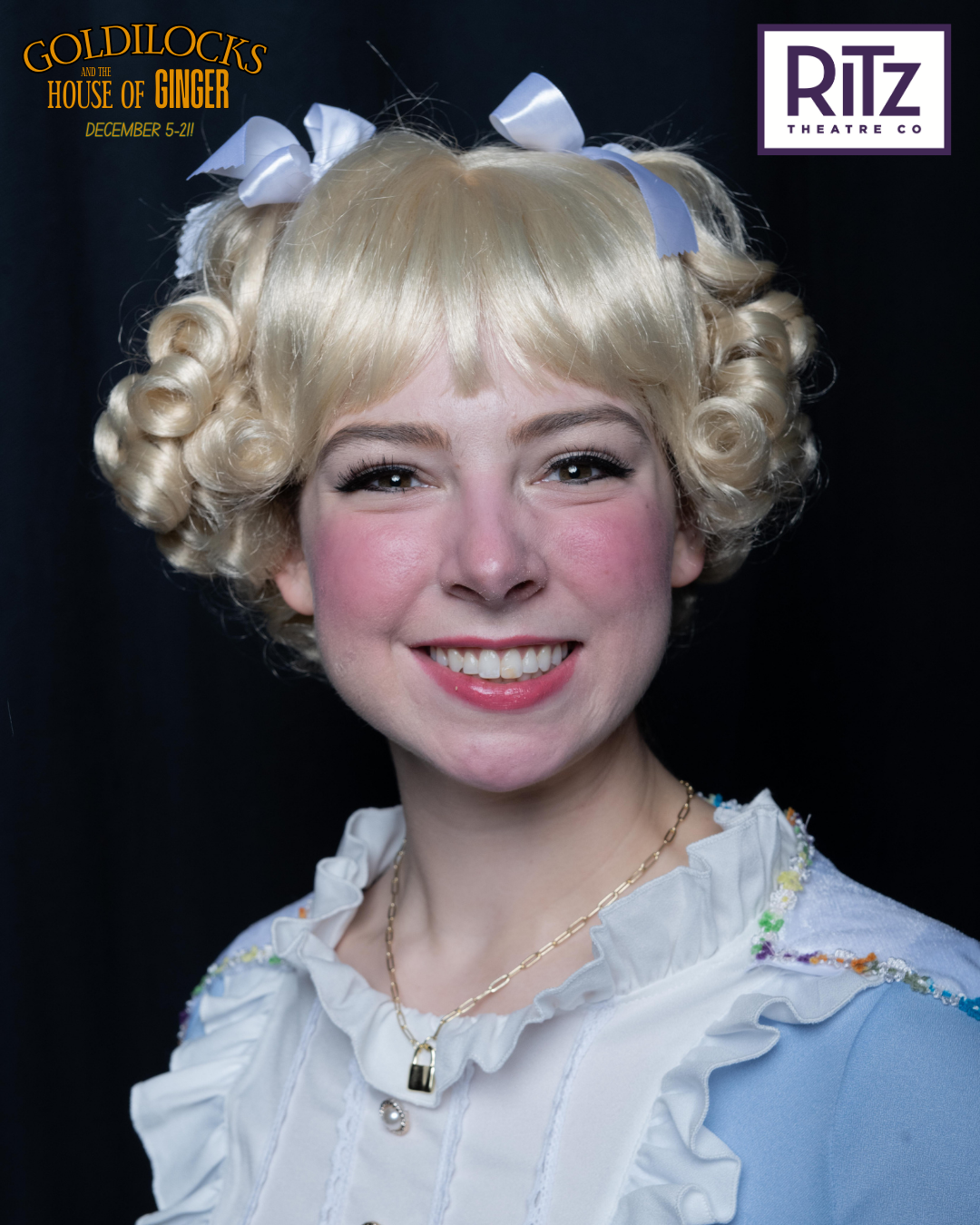 Headshot of the actress playing Goldilocks