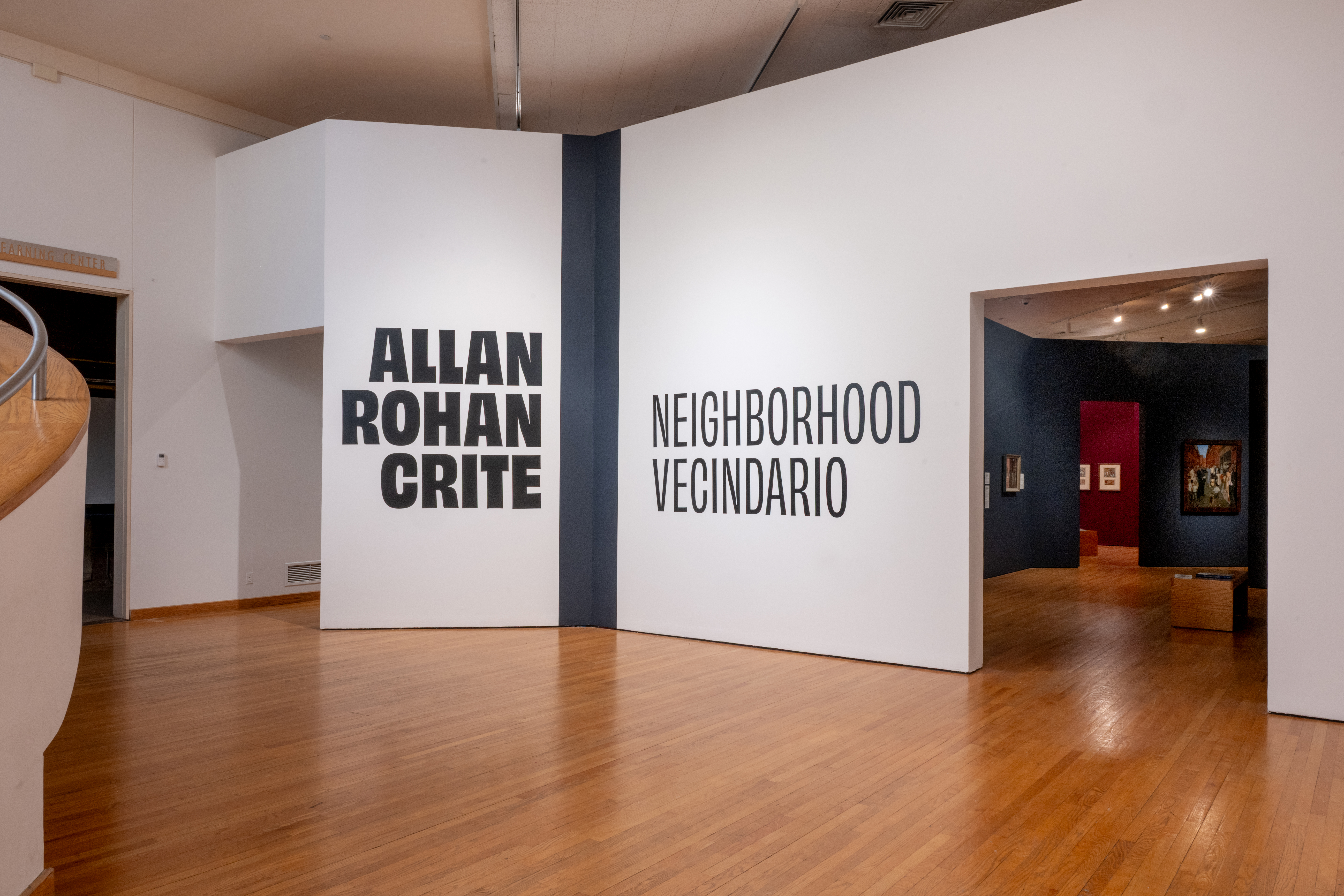 Entrance to the Allan Rohan Crite exhibit