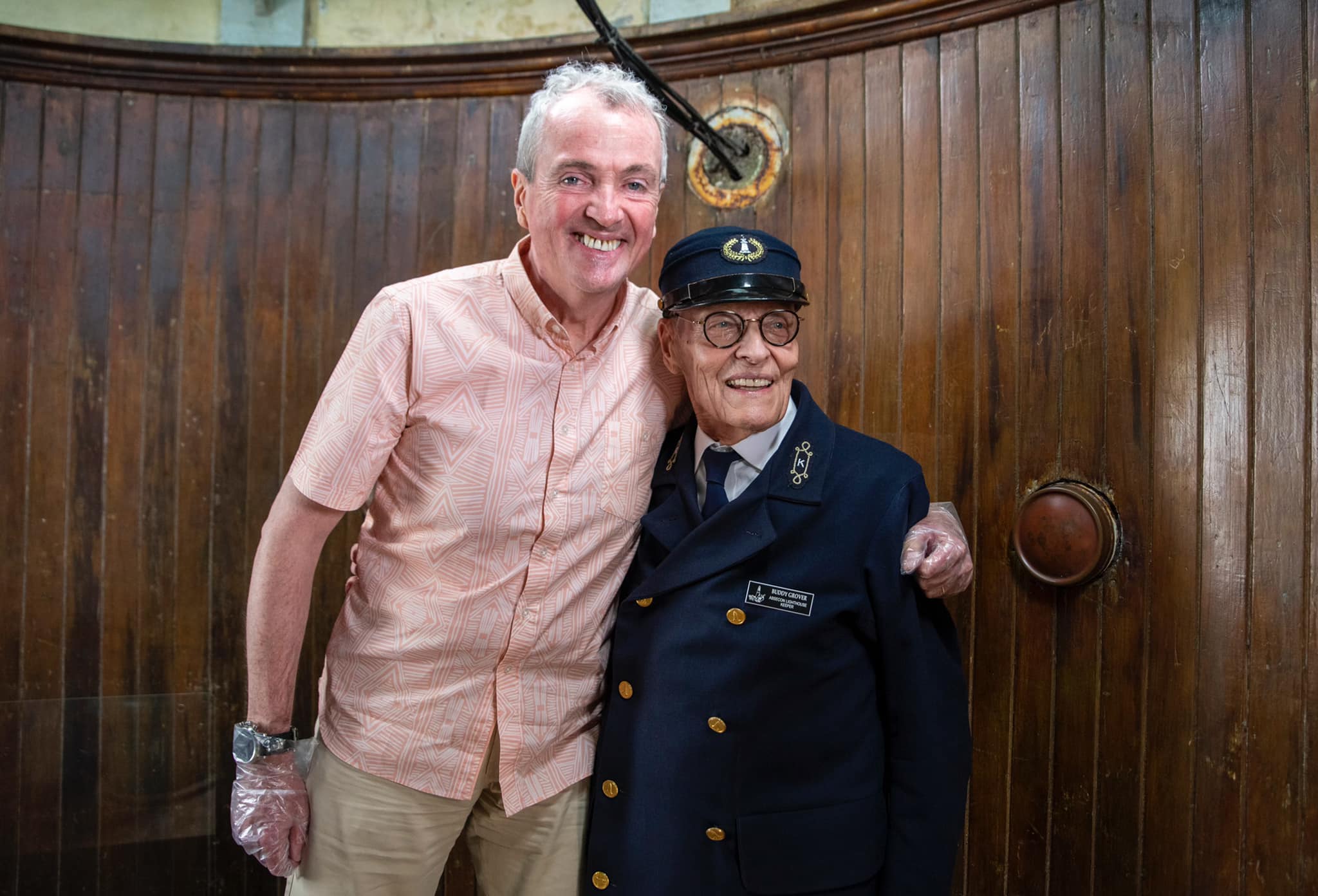 Governor Murphy with Buddy Grover