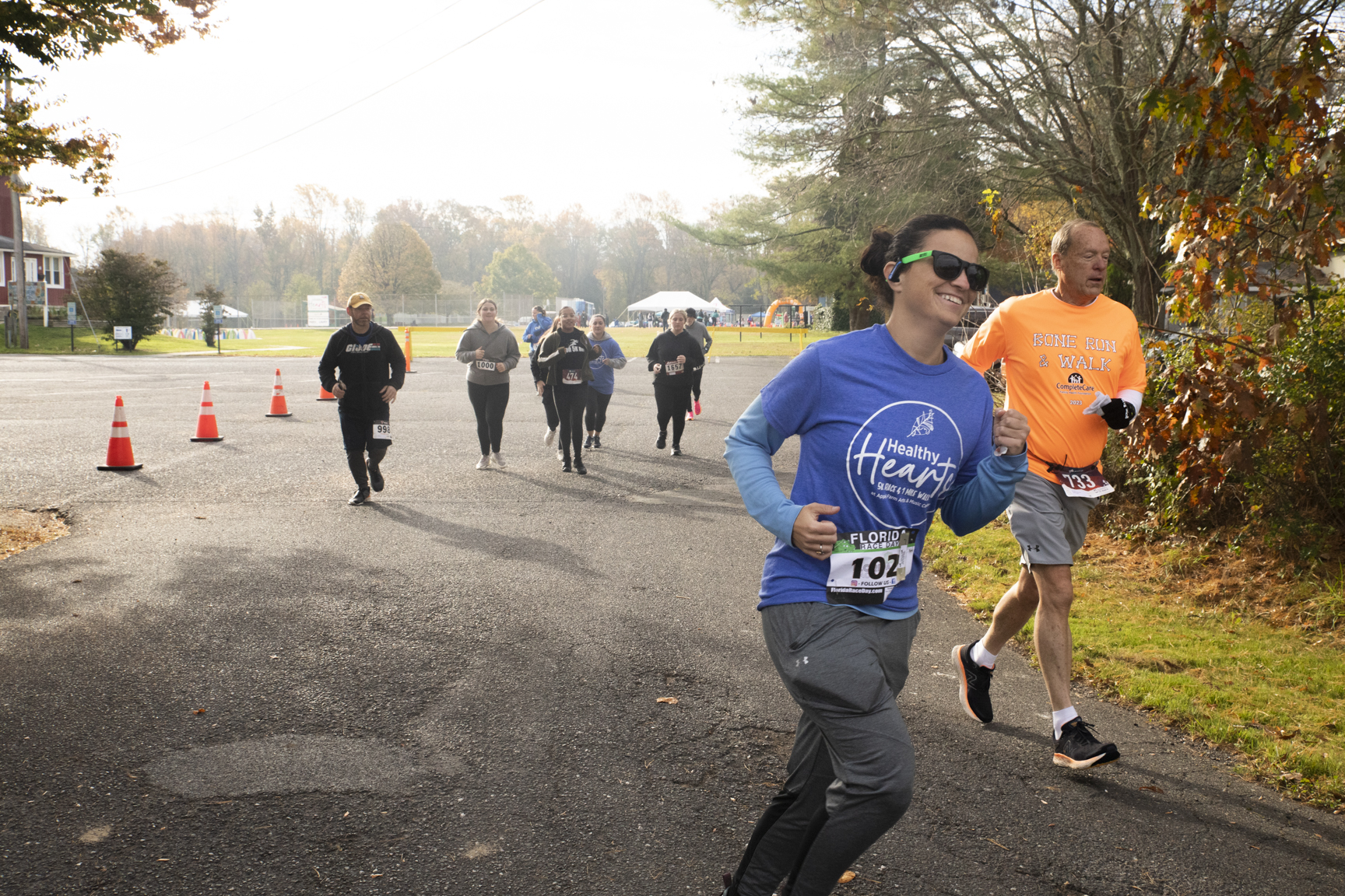 adults running
