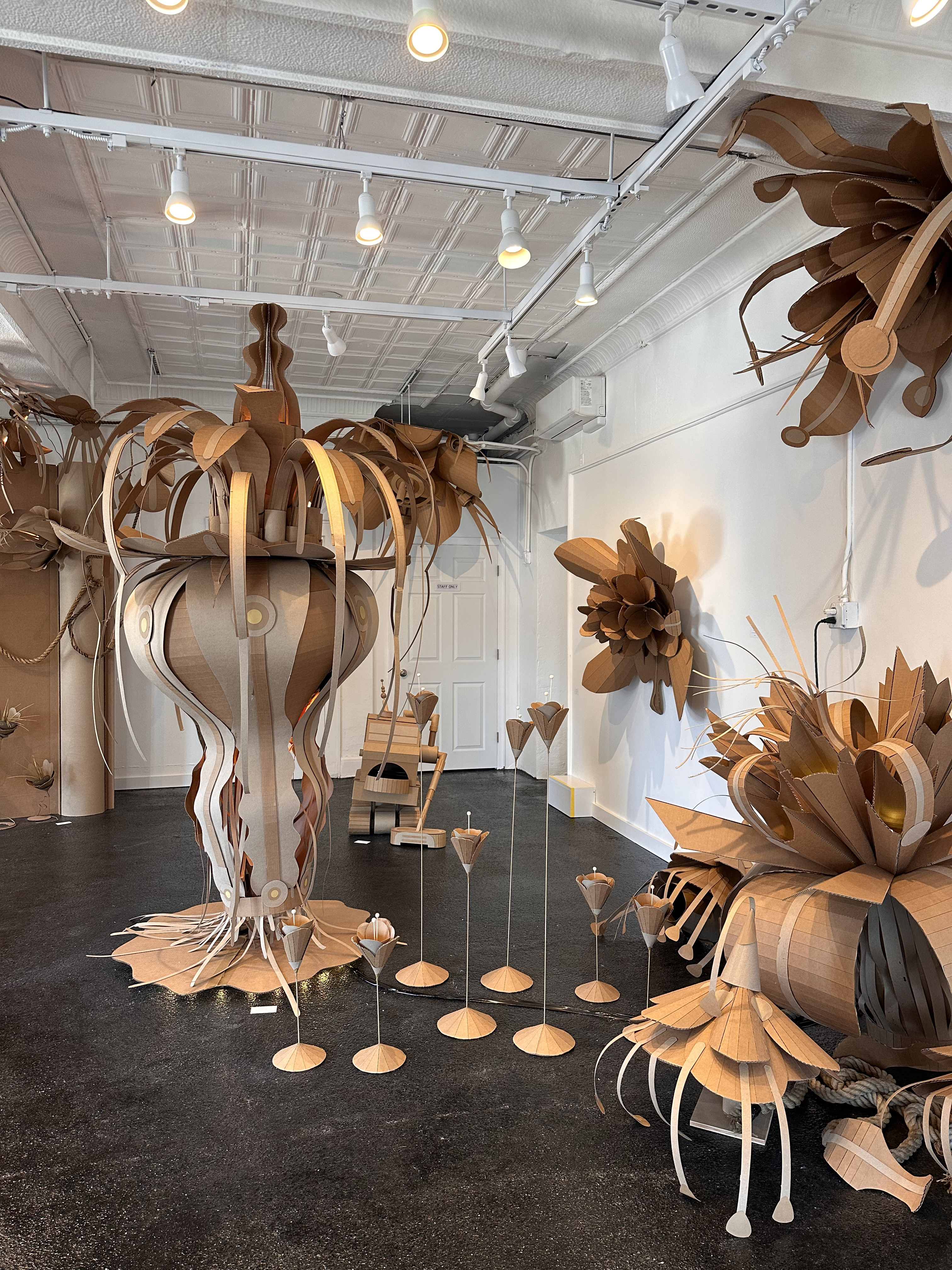 Cardboard sculptures