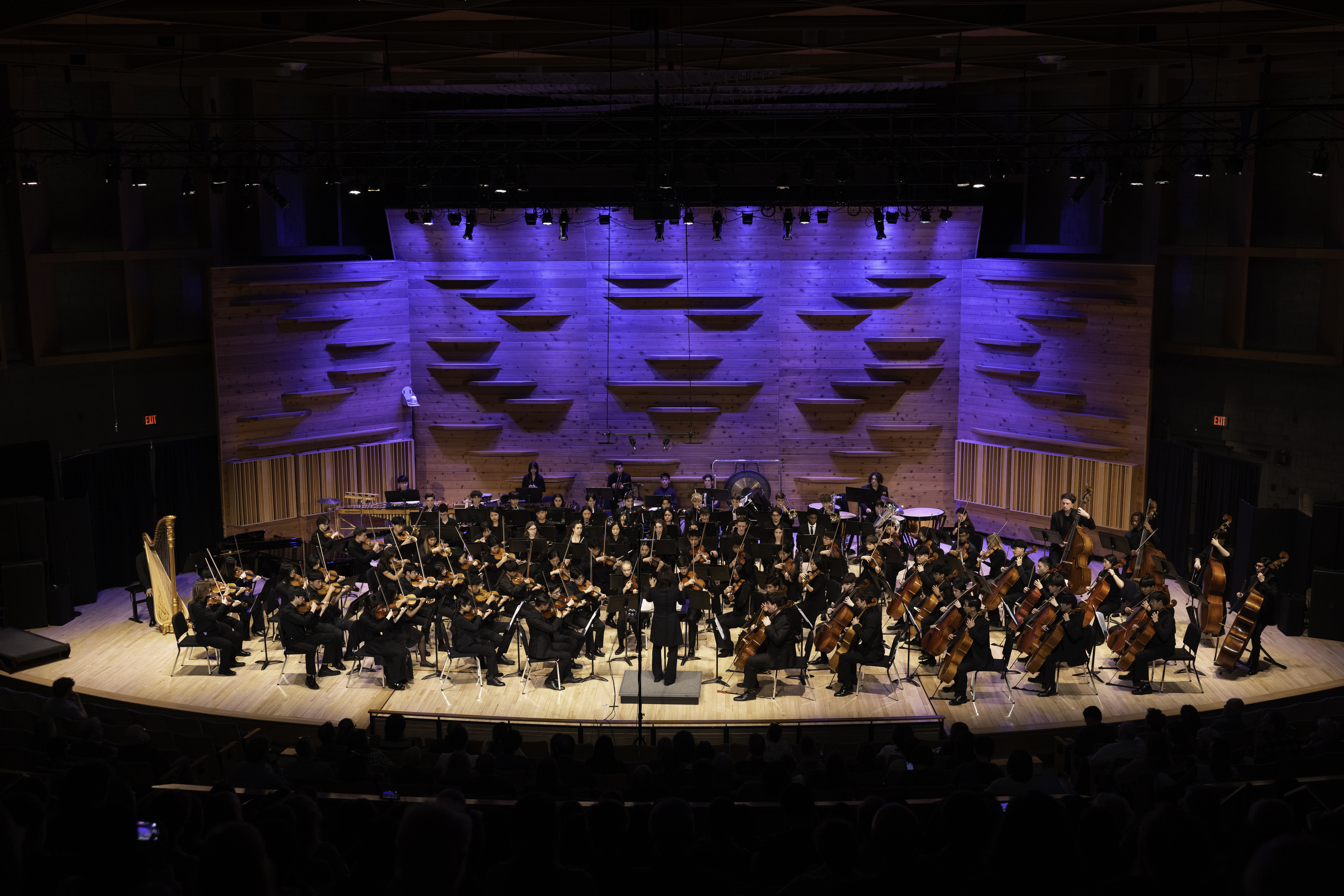 New Jersey Youth Symphony performing on stage
