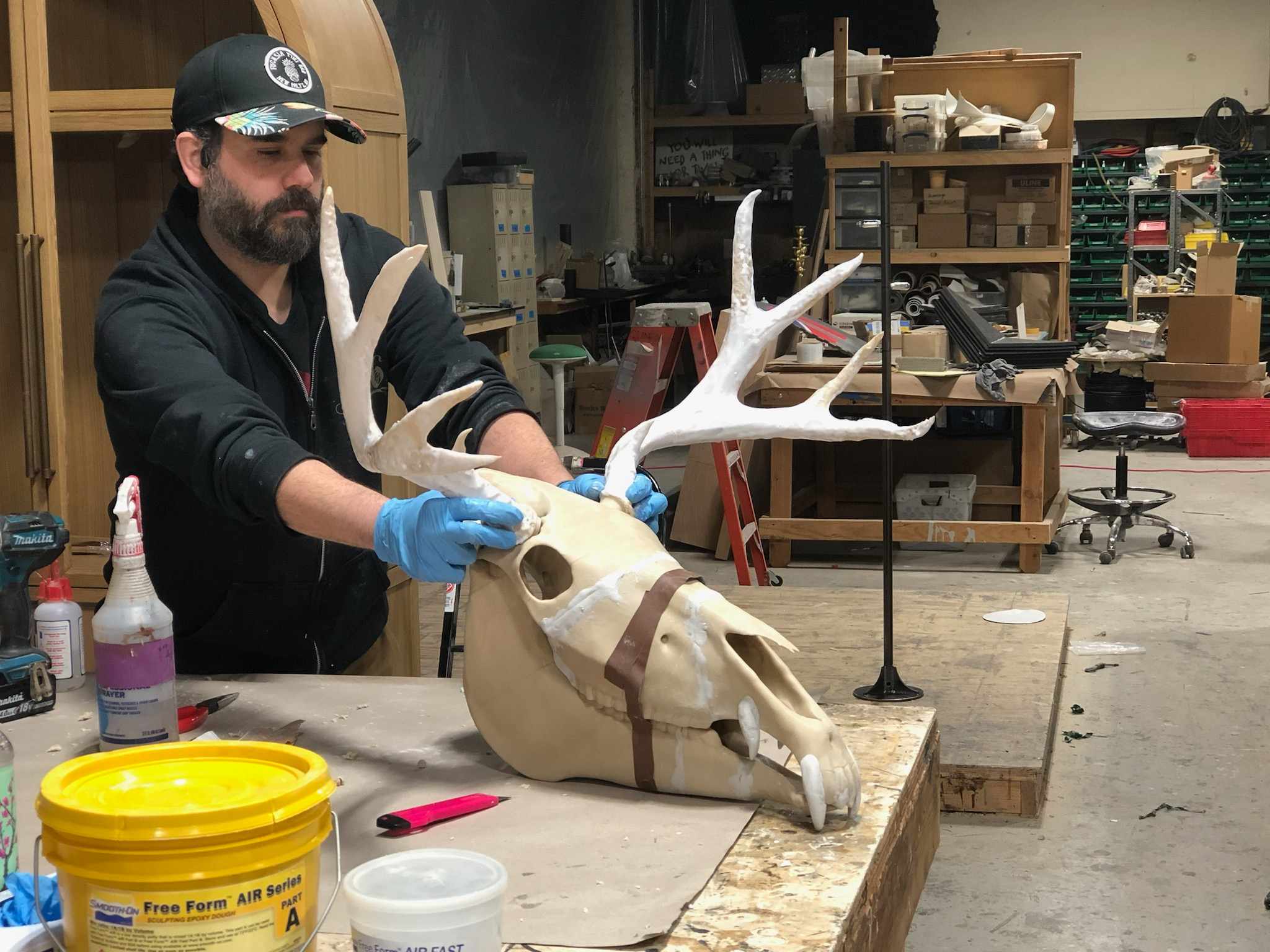 Dan Diana sculpting jersey devil