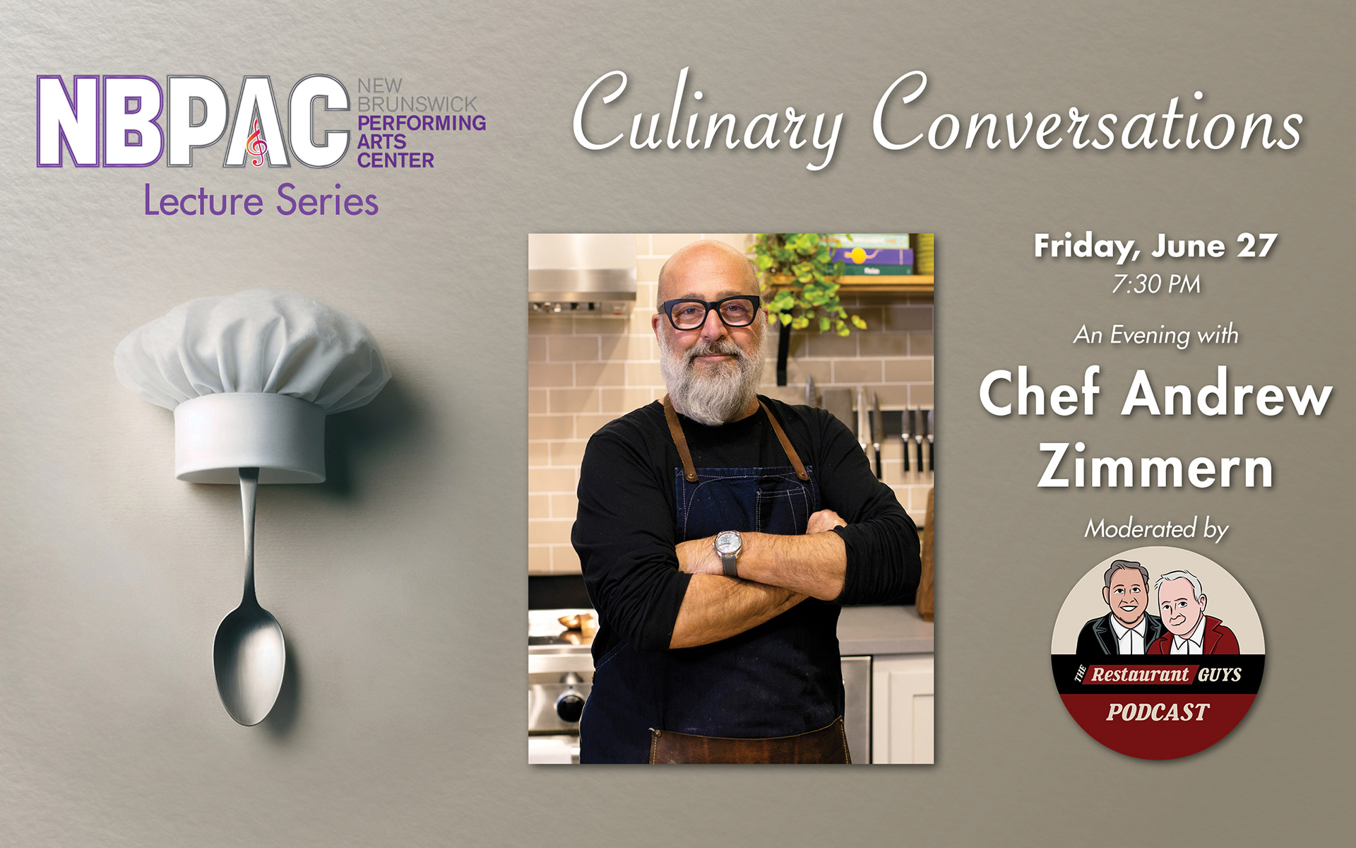 NBPAC Lecture Series: Culinary Conversations with Chef Andrew Zimmern