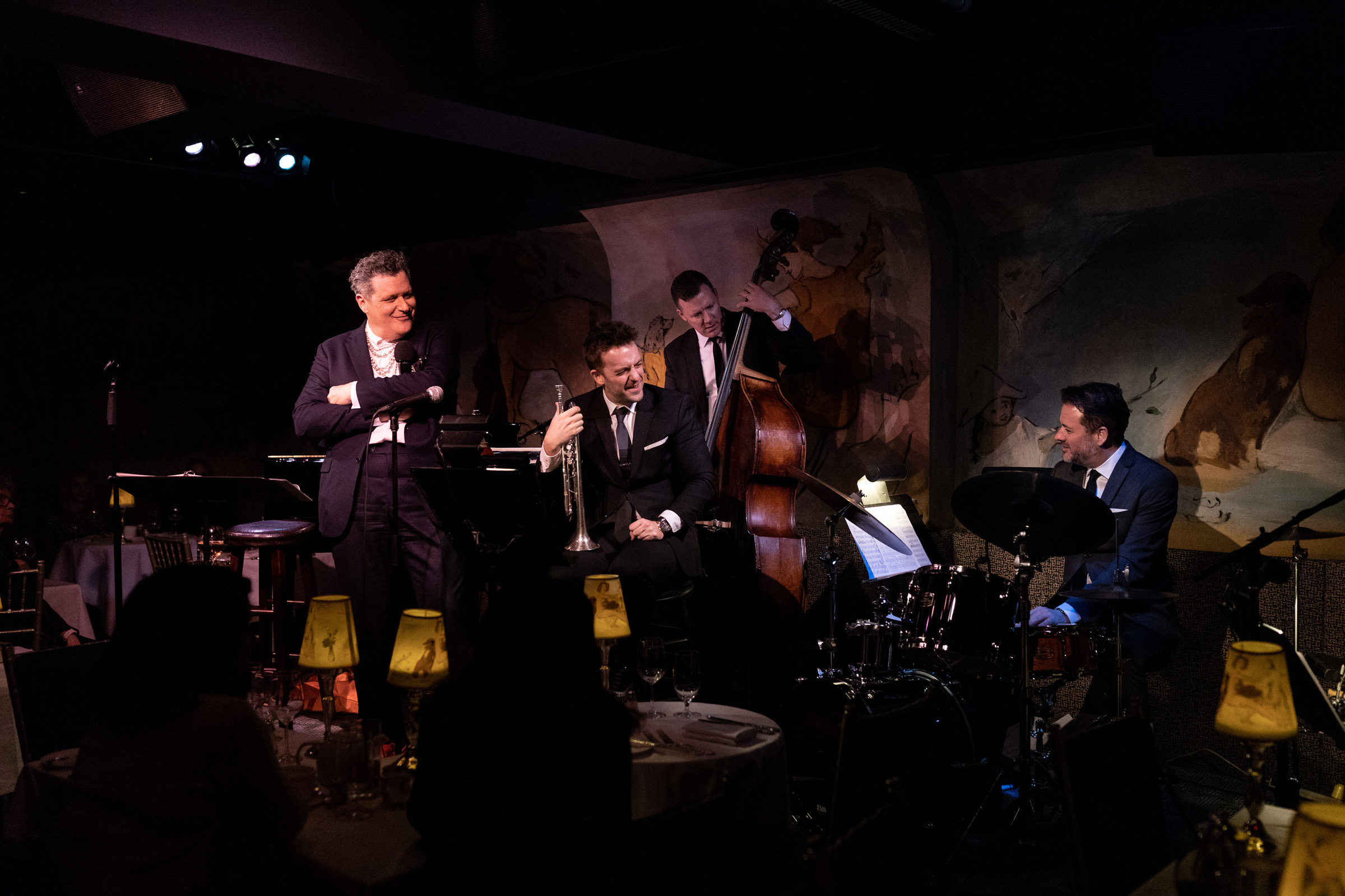 Isaac Mizrahi and his band
