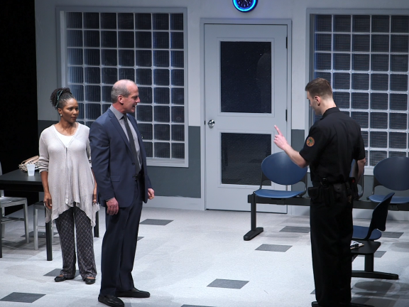 George Street Playhouse actors rehearsing American Son