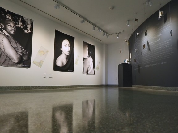JerseyArts header featuring exhibit for Living in the Shadows