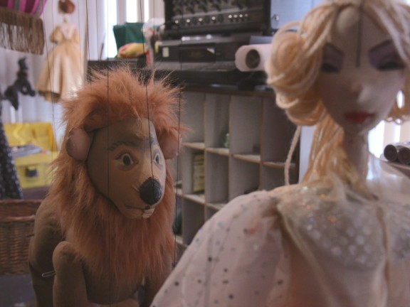 JerseyArts header for Paper Moon Puppet Theatre featuring puppets