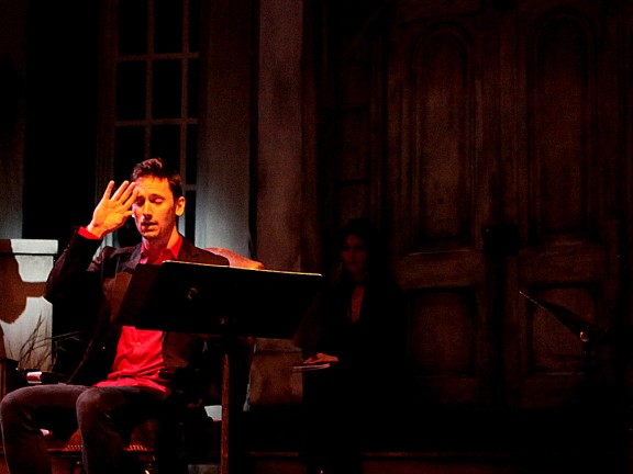 Performer on stage