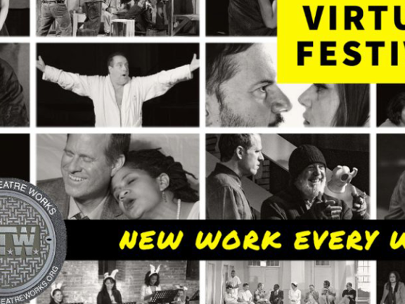 Hudson Theatre Works Visual Festival promotional poster