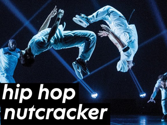 JerseyArts header featuring dancers performing the Hip Hop Nutcracker