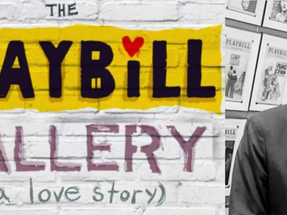 The Playbill Gallery next to Joseph Gallo