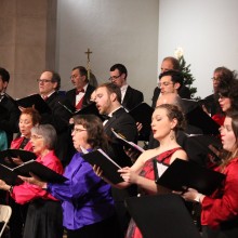 choir performing their Christmas concert