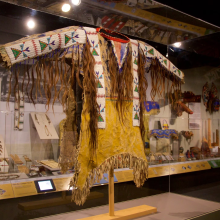 Native American artwork on display at the Montclair Art Museum
