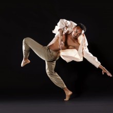 A man performing as part of Nimbus Dance