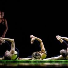 Four women on stage from Nimbus Dance