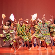Image from the Workshop of West African Dance and Music by the Kofago Dance Ensemble