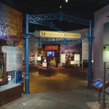 Interior view of a gallery in the Morris Museum