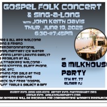 JKD to perform at the "Milkhouse" in Elmer NJ on 6/19/25