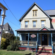 Exterior of the historic Victorian mansion that houses the Lizzie Rose Music Room