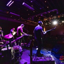 A band performs on the State Theatre Studio stage