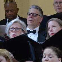 Rehearsal of choir
