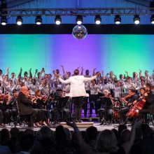 The Princeton Symphony Orchestra performing in concert