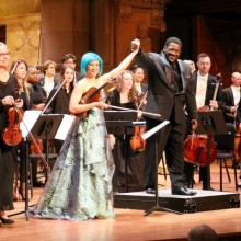 PSO conductor Kenneth Bean and violnist Jennifer Koh
