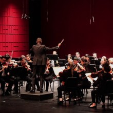 Symphony in C, performing.