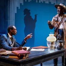 Carl Hendrick Louis, Nafeesa Monroe and Brian D. Coats. Premiere Stages 2024 production of Still. Photo by Mike Peters.