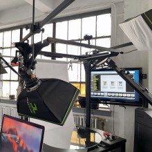 A photography workspace inside Project Studios