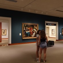 Interior of Princeton Univ Art Museum gallery space