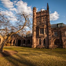 Exterior of Murray-Dodge Hall on Princeton University's campus