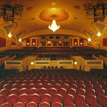 Interior of the renovated classically ornate theatre.