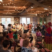 Reception at Perkins Center for the Arts in Collingswood