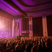 Audience seated in theatre