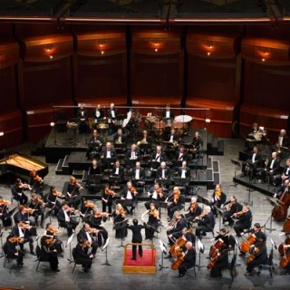 View from above of the New Jersey Symphony