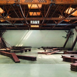 The Untitled art installation by Camille Norment from 2022 at Dia in Chelsea, New York