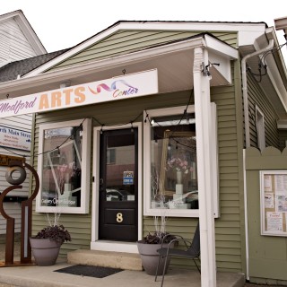 Exterior of Medford Arts Center building