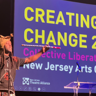 Yahaya Kamate, Percussionist, at the 2023 Creating Change Summit