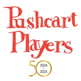 Pushcart Players 50th Anniversary Logo