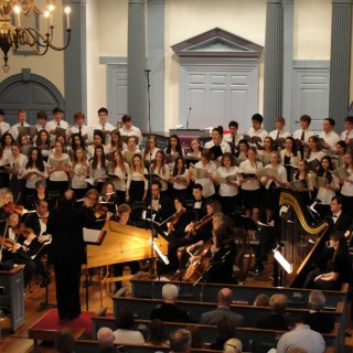 West Jersey Chamber Music Society performing in a church.