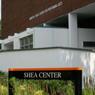 Exterior shot the Shea Center at William Paterson University
