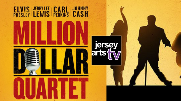 Million Dollar Quartet promotional material with JerseyArtsTV logo
