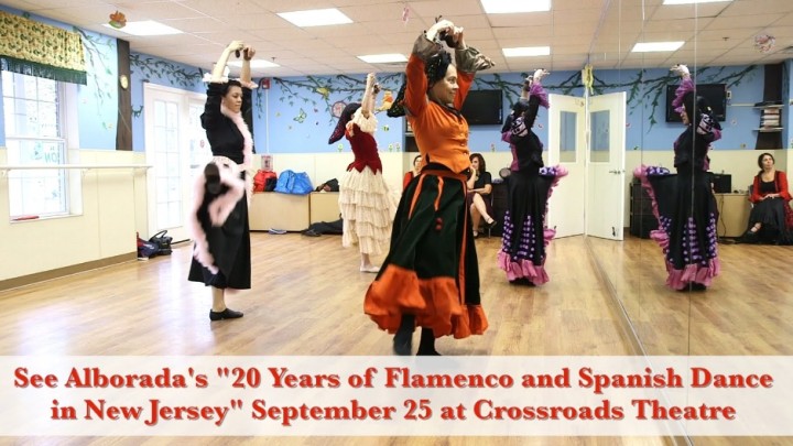 Alborada Spanish Dance performers rehearsing