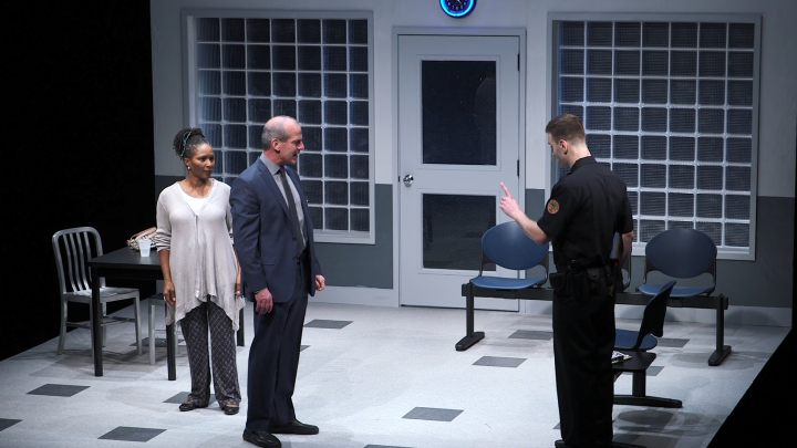 George Street Playhouse actors rehearsing American Son