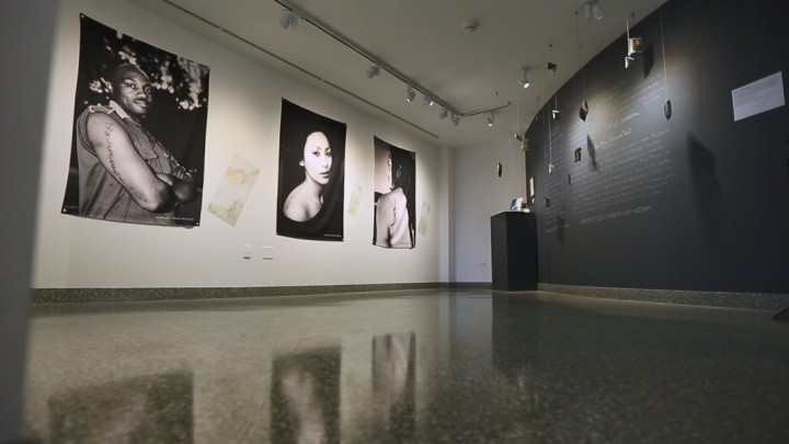 JerseyArts header featuring exhibit for Living in the Shadows