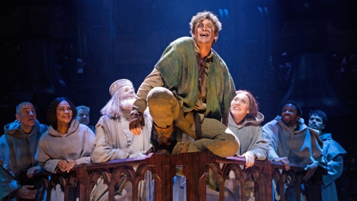 Performers rehearsing Hunchback